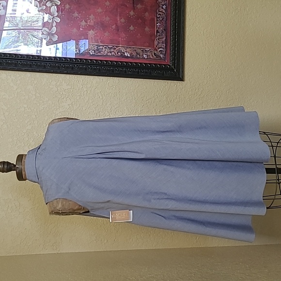 NWT WOMENS RACHEL ROY CHAMBRAY SLEEVELESS DRESS SIZE S - Picture 7 of 10
